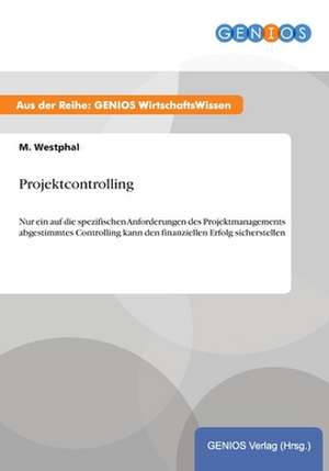 Projektcontrolling de M. Westphal