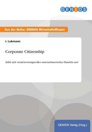 Corporate Citizenship de I. Lukmann