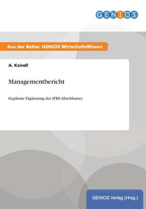 Managementbericht de A. Kaindl