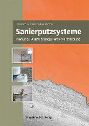 Sanierputzsysteme. de Hermann G. Meier