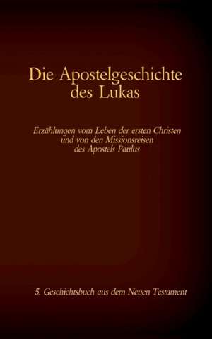 Die Apostelgeschichte des Lukas de Antonia Katharina Tessnow