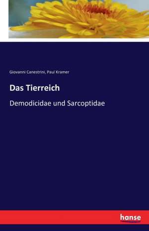 Das Tierreich de Giovanni Canestrini