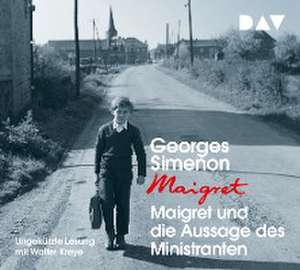 Maigret und die Aussage des Ministranten de Georges Simenon