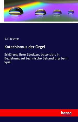 Katechismus der Orgel de E. F. Richter