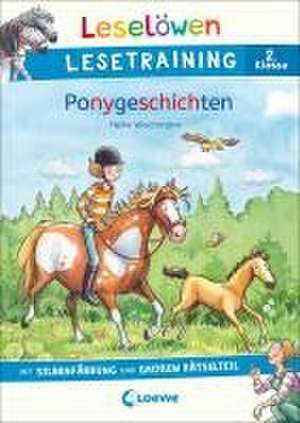 Leselöwen Lesetraining 2. Klasse - Ponygeschichten de Heike Wiechmann