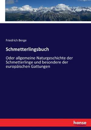 Schmetterlingsbuch de Friedrich Berge