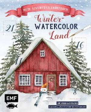 Mein Adventskalender-Buch: Winter-Watercolor-Land de Laura Stahlmann