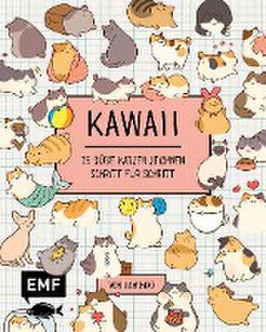 Kawaii: 75 süße Katzen zeichnen - Mit Schritt-Anleitungen de Olive Yong