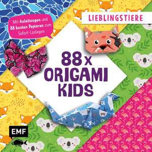 88 x Origami Kids - Lieblingstiere de Thade Precht