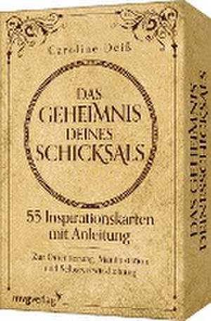 Das Geheimnis deines Schicksals 55 Inspirationskarten mit Anleitung de Caroline Deiß