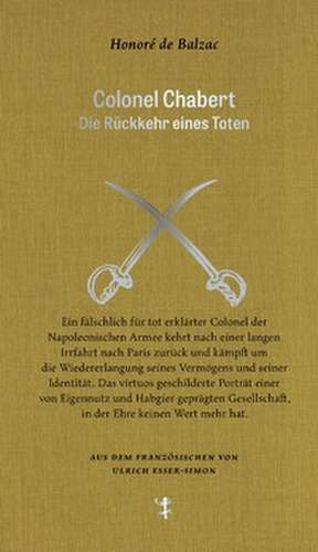 Colonel Chabert de Honoré de Balzac