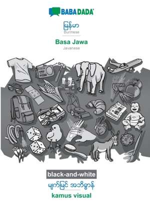 Burmese (in burmese script) - Basa Jawa, visual dictionary, BW de Babadada Gmbh