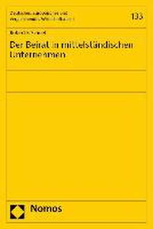 Der Beirat in mittelständischen Unternehmen de Robert F. Scheel