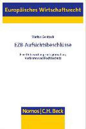 EZB-Aufsichtsbeschlüsse de Markus Gentzsch