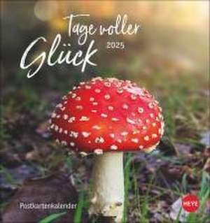 Tage voller Glück Postkartenkalender 2025 de Heye