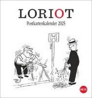 Loriot Postkartenkalender 2025 de Loriot