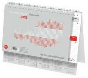 Schreibtischkalender Österreich klein 2025 de |Heye