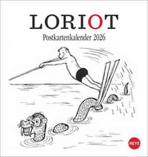 Loriot Postkartenkalender 2026 de Loriot