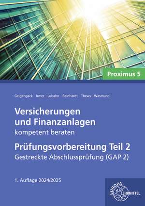 Versicherungen und Finanzanlagen kompetent beraten - Prüfungsvorbereitung Teil 2 de Uwe Thews