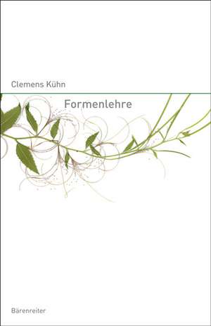 Formenlehre der Musik de Clemens Kühn