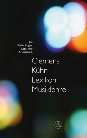 Lexikon Musiklehre de Clemens Kühn