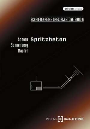 Spritzbeton de Harald Schorn