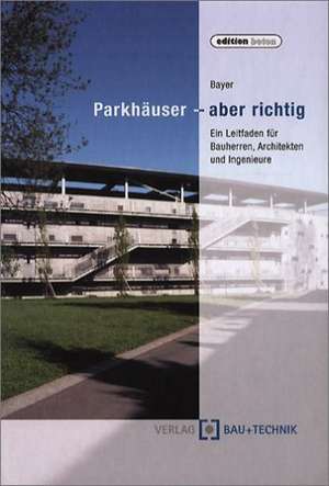 Parkhäuser - aber richtig de Edwin Bayer