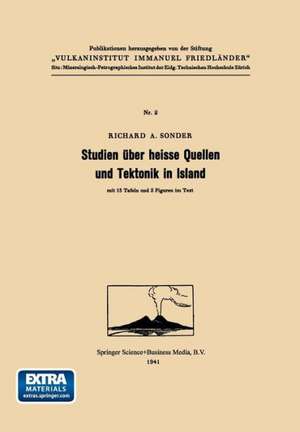 Studien über heisse Quellen und Tektonik in Island de Sonder