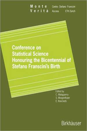 Conference on Statistical Science Honouring the Bicentennial of Stefano Franscini’s Birth: Ascona November 18–20, 1996 de Carlo Malaguerra