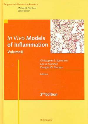 In Vivo Models of Inflammation: Volume 2 de Christopher S. Stevenson