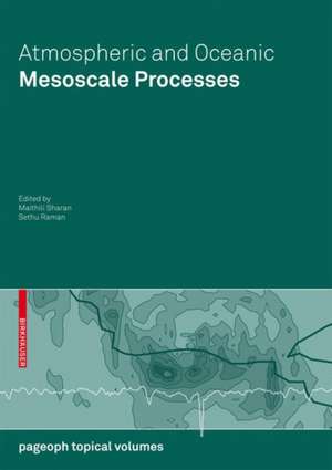 Atmospheric and Oceanic Mesoscale Processes de Maithili Sharan