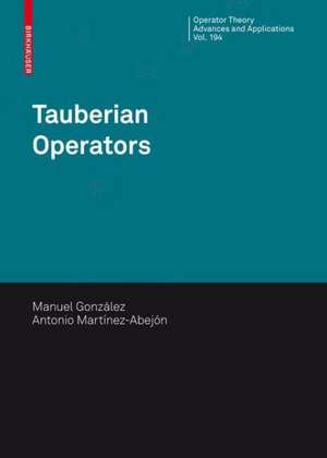 Tauberian Operators de Manuel González