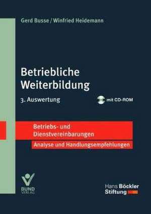 Betriebliche Weiterbildung de Gerd Busse