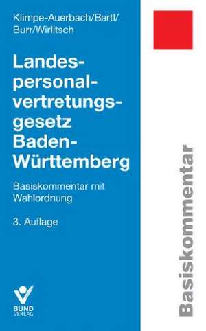 Landespersonalvertretungsgesetz Baden-Württemberg de Lothar Altvater