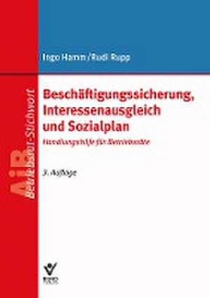 Beschäftigungssicherung, Interessenausgleich und Sozialplan de Ingo Hamm