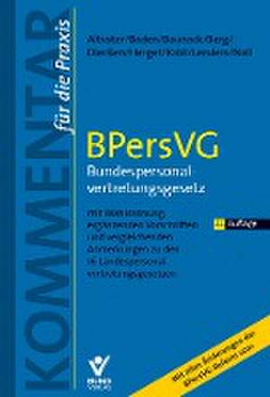 BPersVG - Bundespersonalvertretungsgesetz de Lothar Altvater