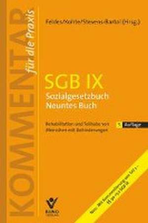 SGB IX Sozialgesetzbuch Neuntes Buch de Werner Feldes