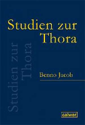 Pentateuchstudien de Benno Jacob