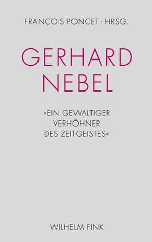 Gerhard Nebel de Francois Poncet