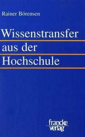 Wissenstransfer aus der Hochschule de Rainer Börensen