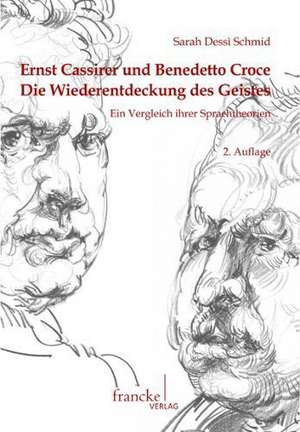 Ernst Cassirer und Benedetto Croce, 2A de Sarah Dessi Schmid