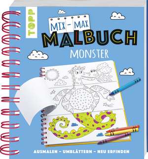 Mix-Max-Malbuch Monster de frechverlag