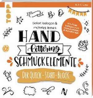 Handlettering Schmuckelemente. Der Quick-Start-Block de Ruth C. Lange