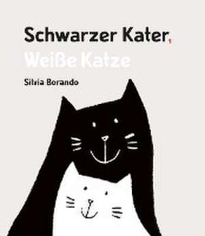 Schwarzer Kater, Weiße Katze de Silvia Borando