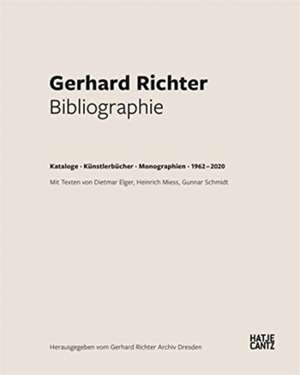 Gerhard Richter. Bibliographie de Heinrich Miess