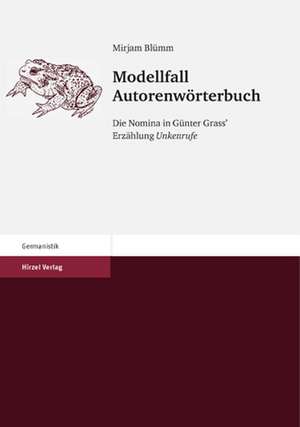 Modellfall Autorenwörterbuch de Mirjam Blümm