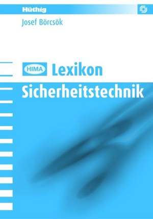 HIMA Lexikon Sicherheitstechnik de Josef Börcsök