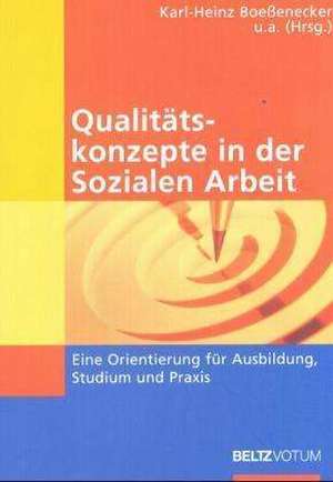 Qualitätskonzepte in der Sozialen Arbeit de Karl-Heinz Boessenecker