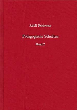 Pädagogische Schriften 2 de Adolf Reichwein