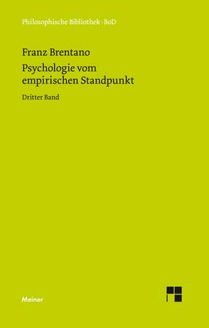 Psychologie Vom Empirischen Standpunkt: Eine Interpretation Der Duineser Elegien de Franz Brentano